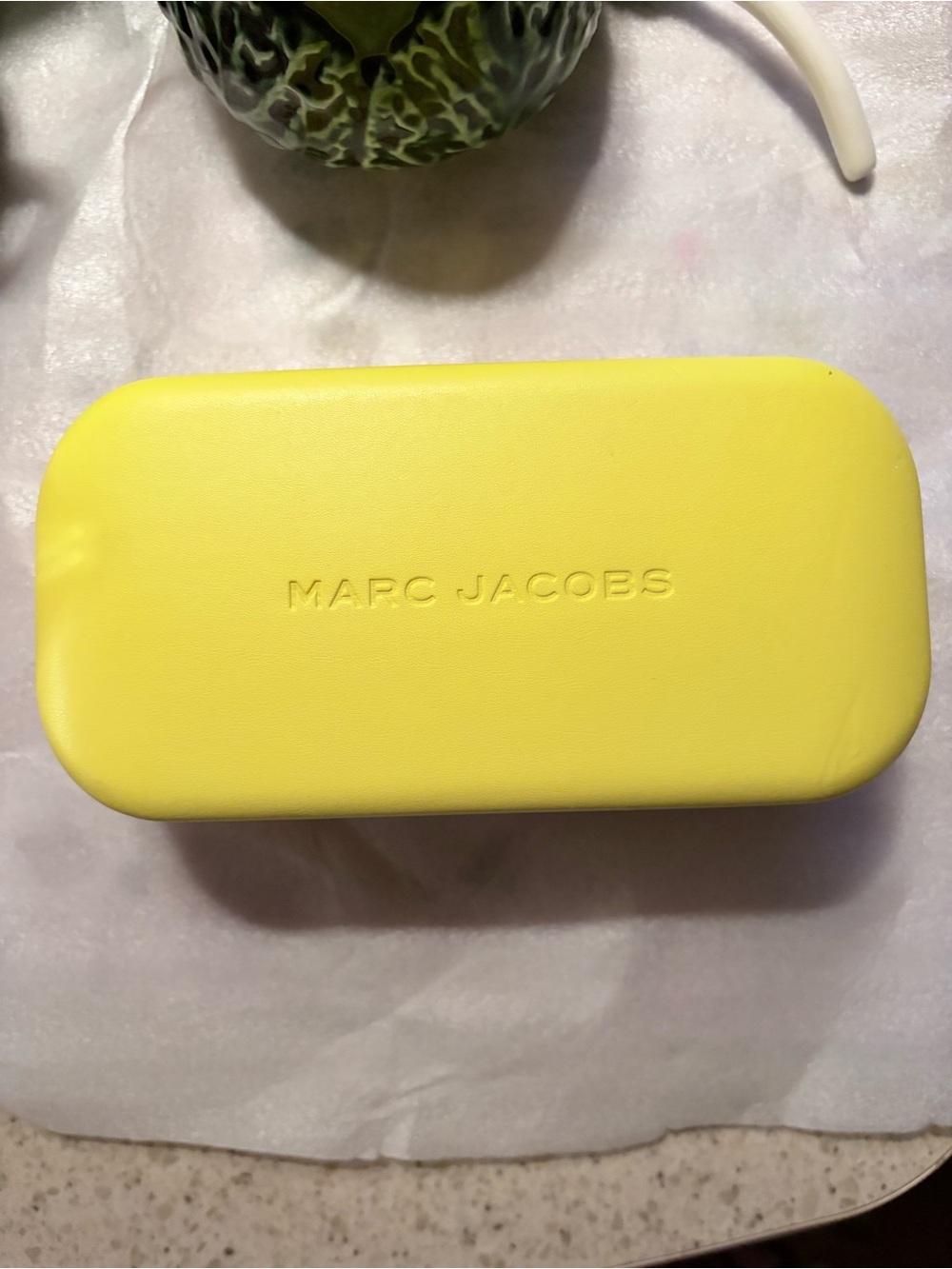 Marc Jacobs Yellow Eyewear Case